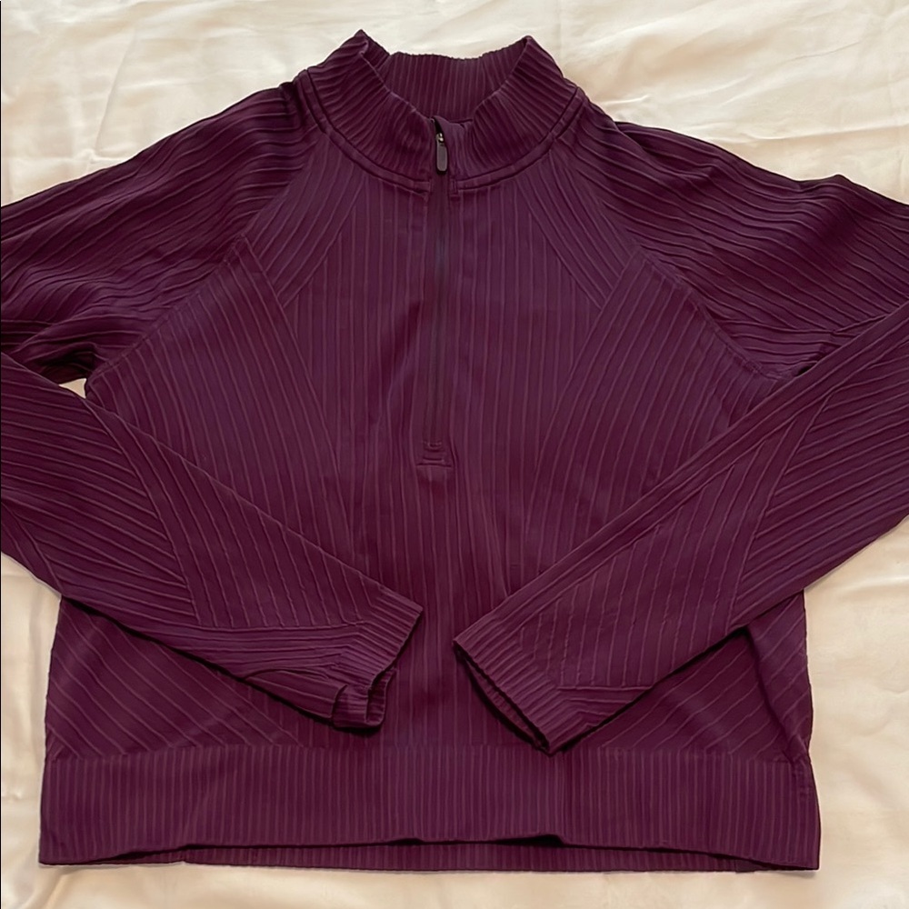 Lululemon Restless Cropped Half-Zip